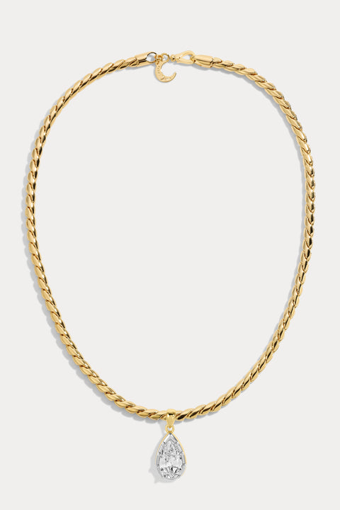 Medium Bruna Pear Necklace