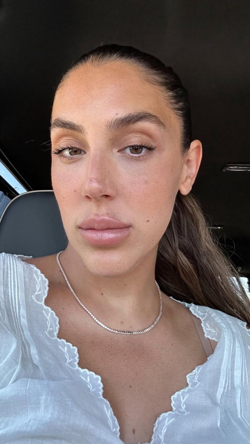 Mini Reese Tennis Necklace @stephiewastaken