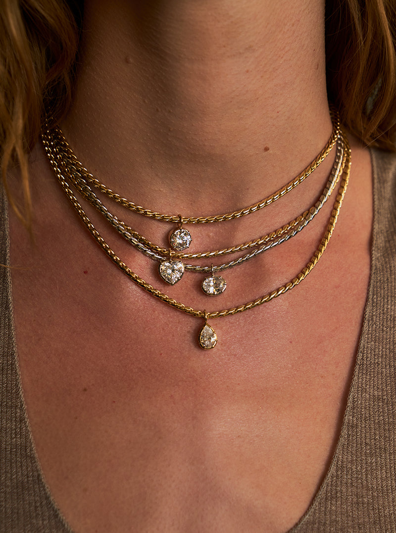 KILMINA ネックレス Mini Amina Tennis Necklace – Lili Claspe