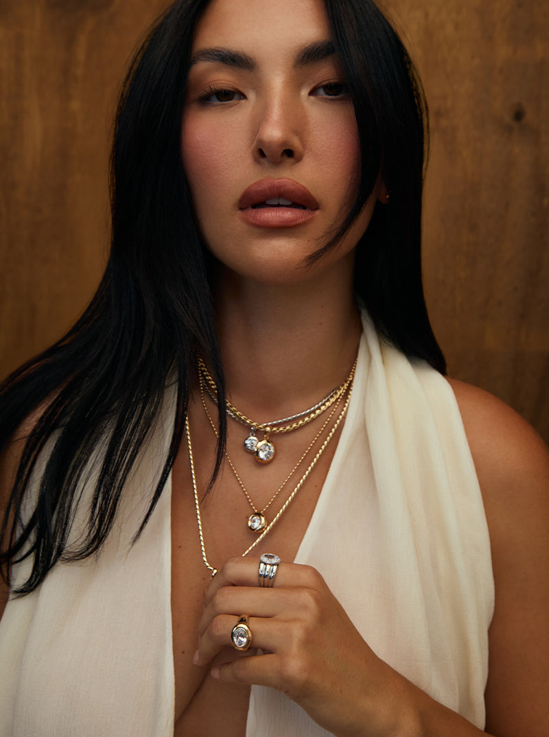 Mini Amina Tennis Necklace – Lili Claspe