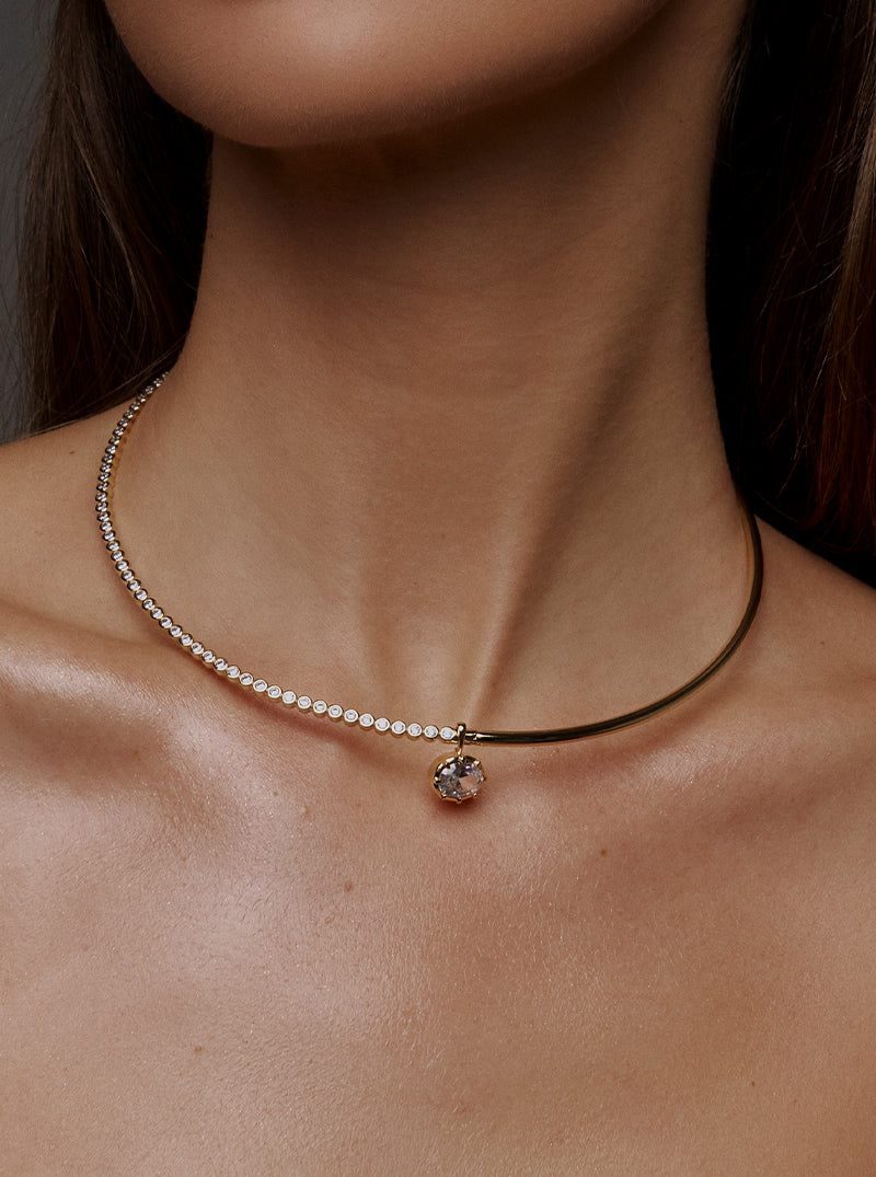 Yellow Sapphire Mavis Tennis Necklace – Lili Claspe