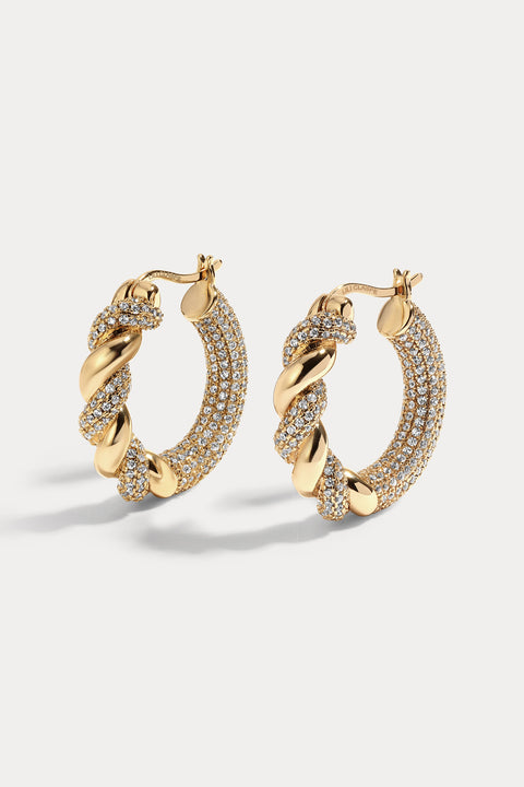 Pave Small Lilou Earrings