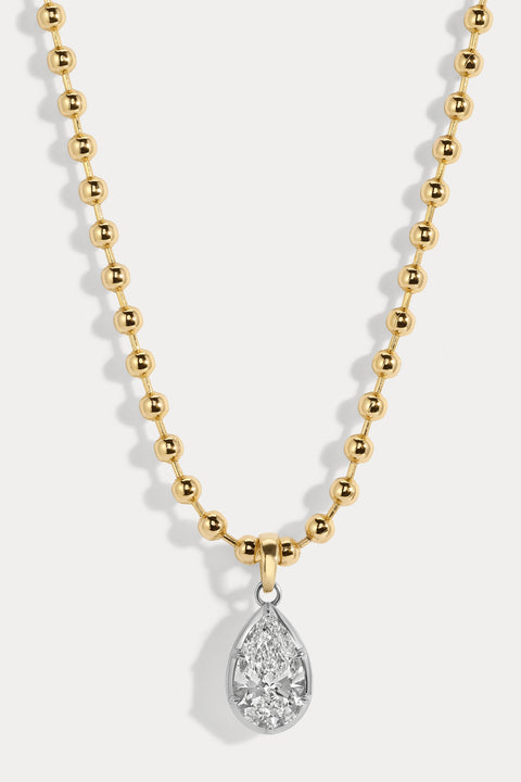 Mara Pear Diamond Pendant