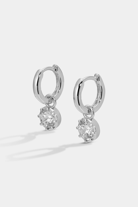 Petite Celeste Charm Huggies