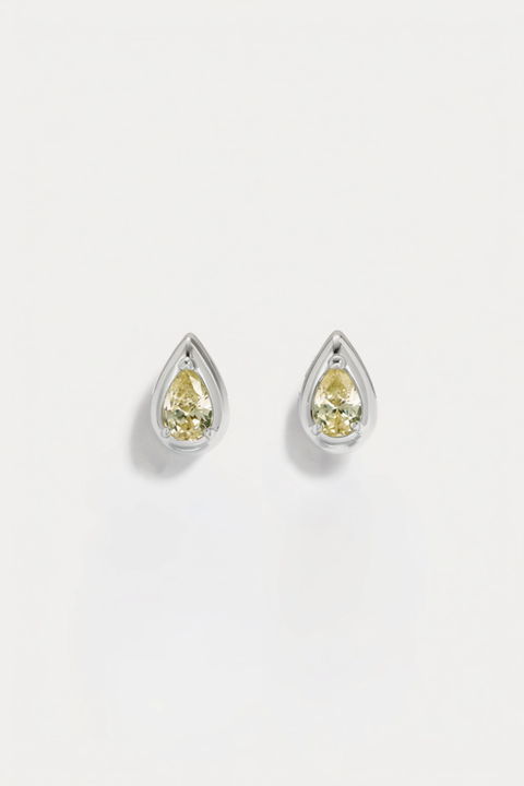 Small Yellow Sapphire Imara Studs