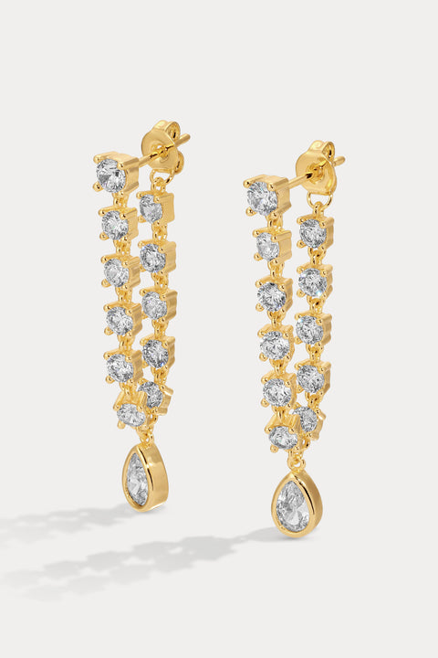 Stephie Bezel Earrings