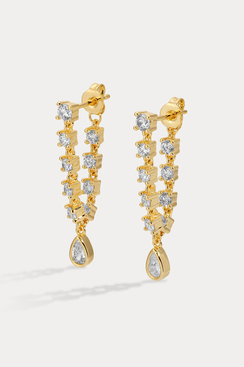 Small Stephie Bezel Earrings