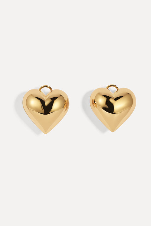 Small Bubble Heart Stud