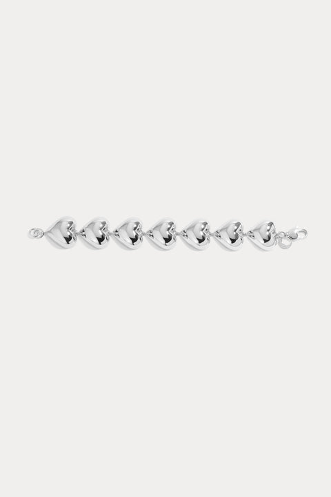 Small Bubble Heart Bracelet