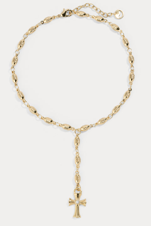 Gala Rosary Anklet