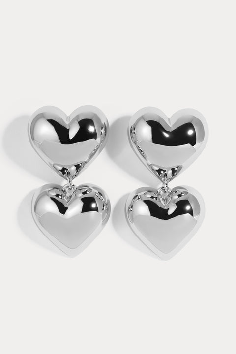 Bubble Heart Earrings