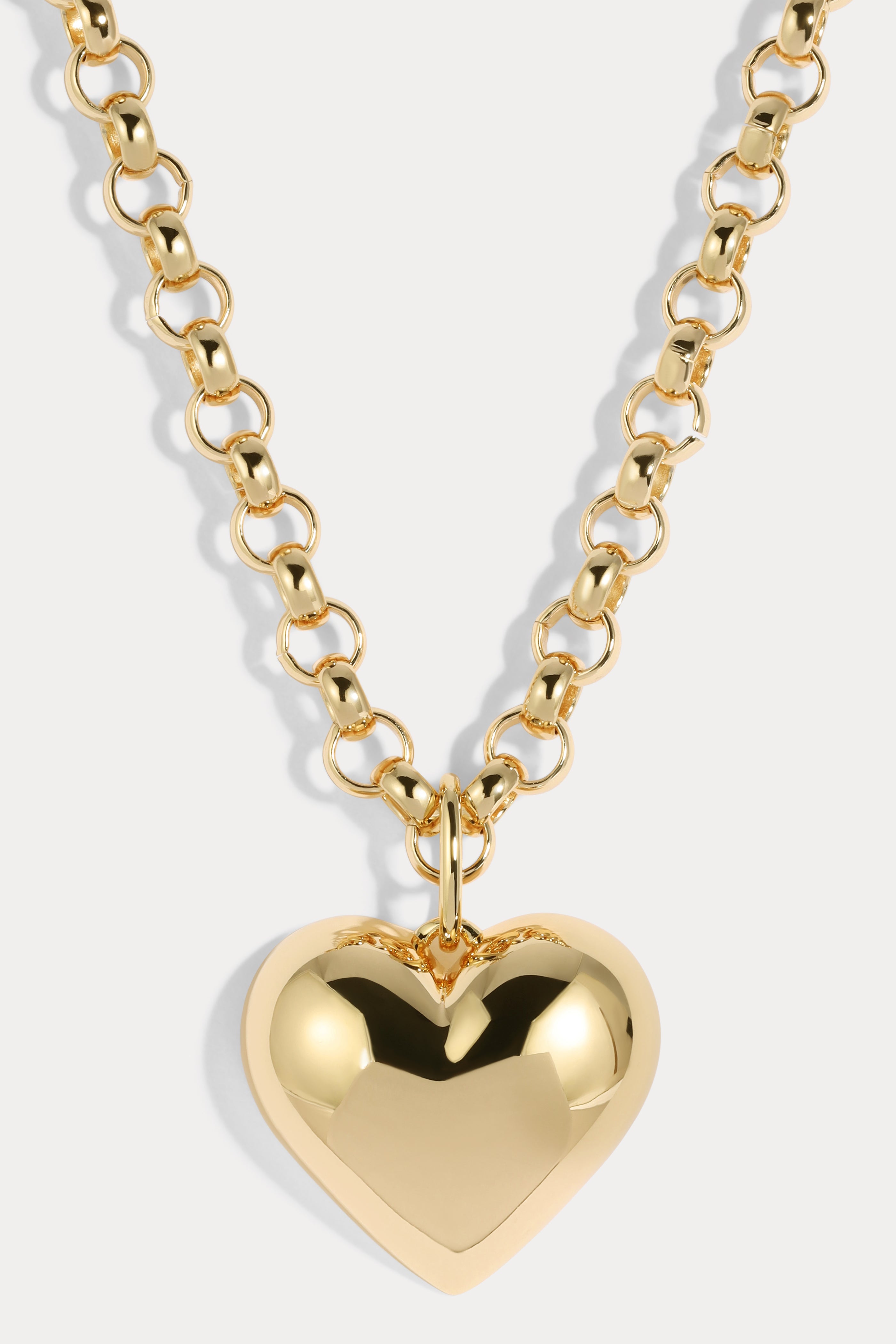 E.W Adams 9ct White Gold Heart Pendant Necklace, Blue Topaz at John Lewis &  Partners