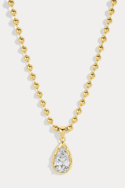 Large Cleo Pear Necklace – Lili Claspe