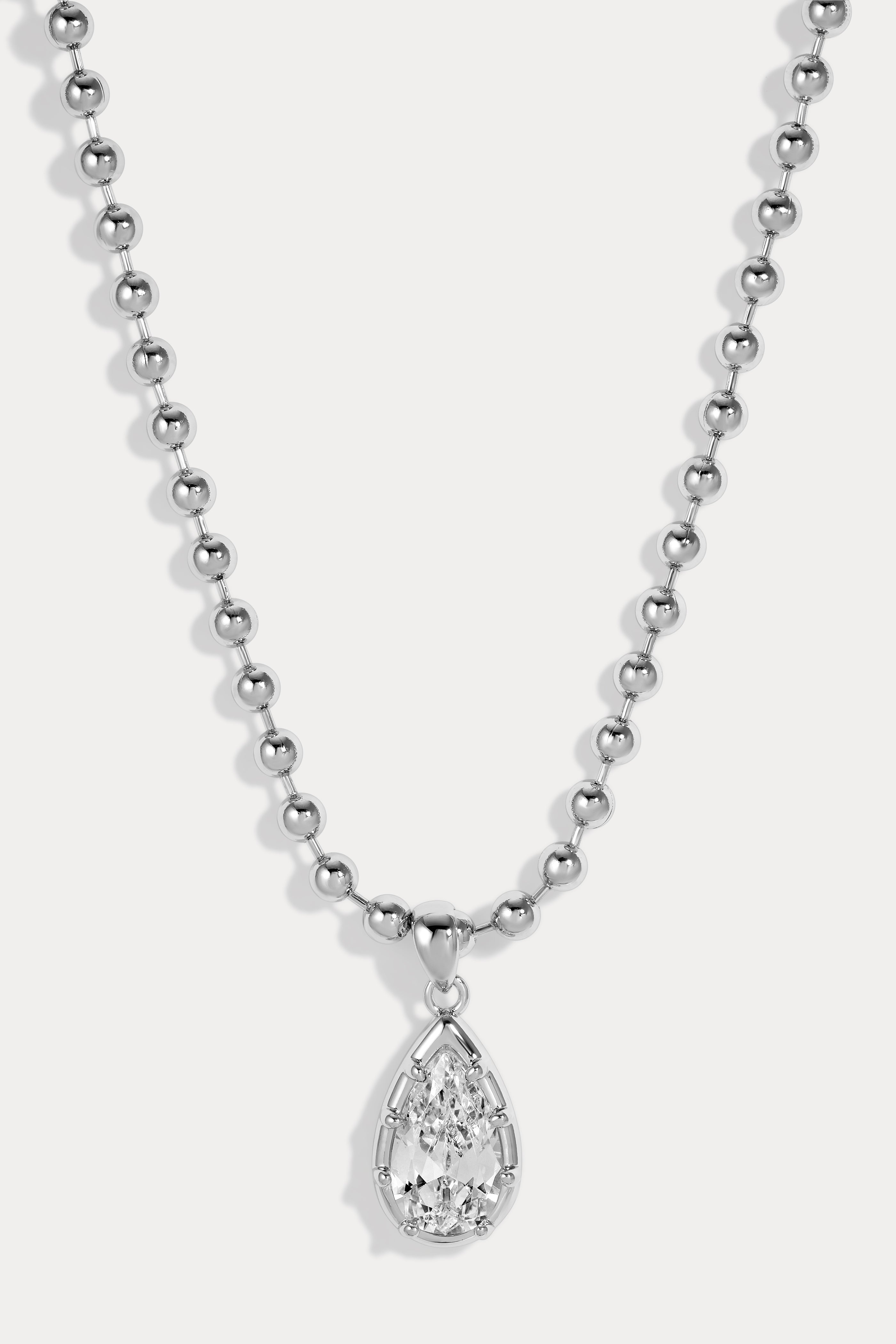 Large Cleo Pear Necklace