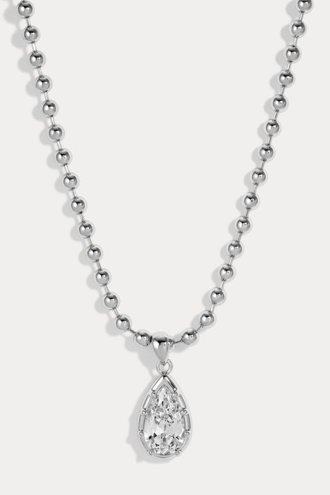 Large Cleo Pear Necklace