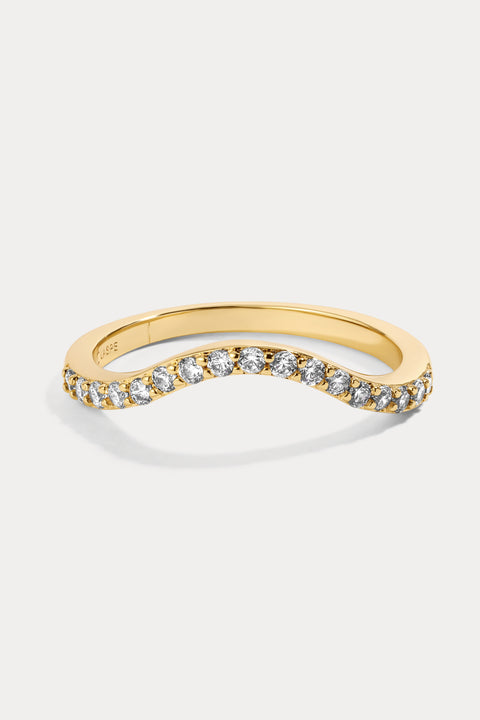 Pave Curve Ring
