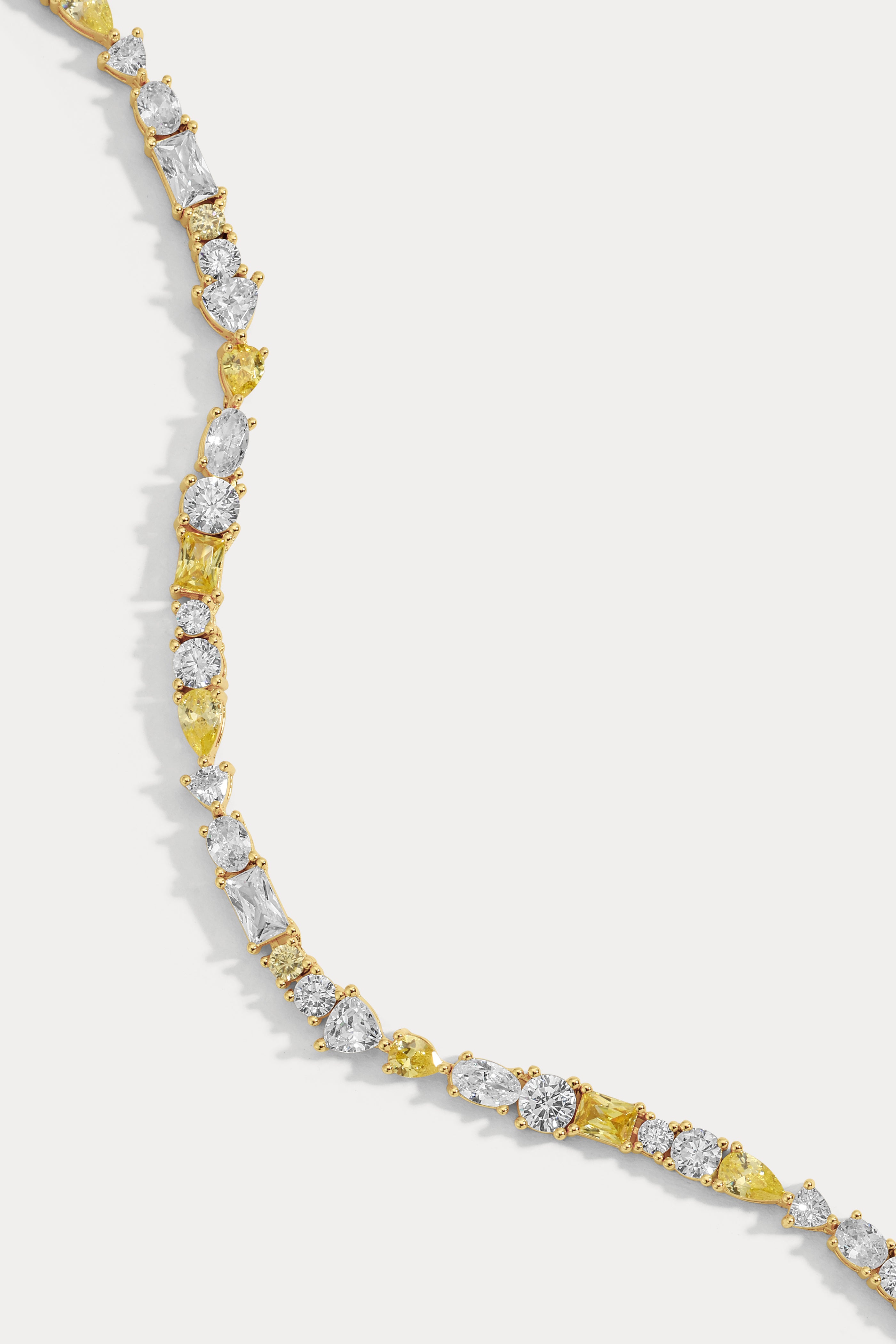 Yellow Sapphire Mavis Tennis Necklace – Lili Claspe