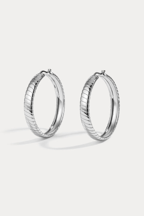 Large Raissa Hoops