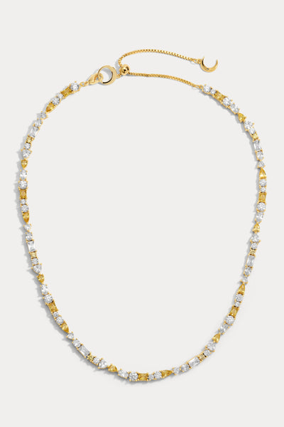 Yellow Sapphire Mavis Tennis Necklace – Lili Claspe