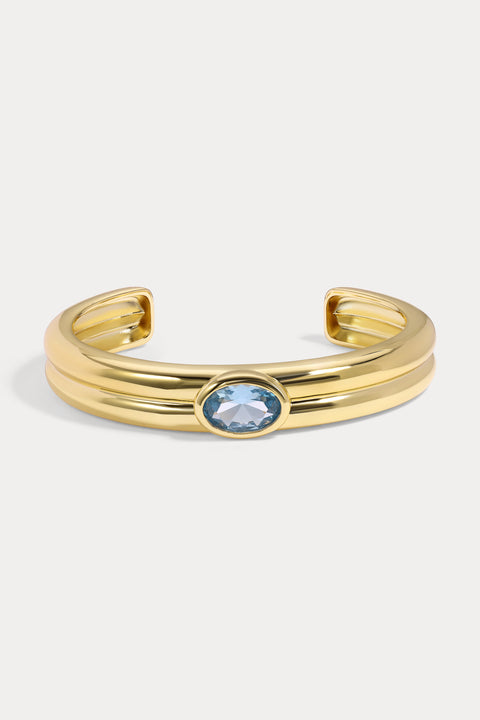 Aqua Romy Fluted Cuff