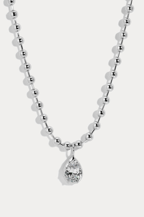 Pear Cleo Ball Chain