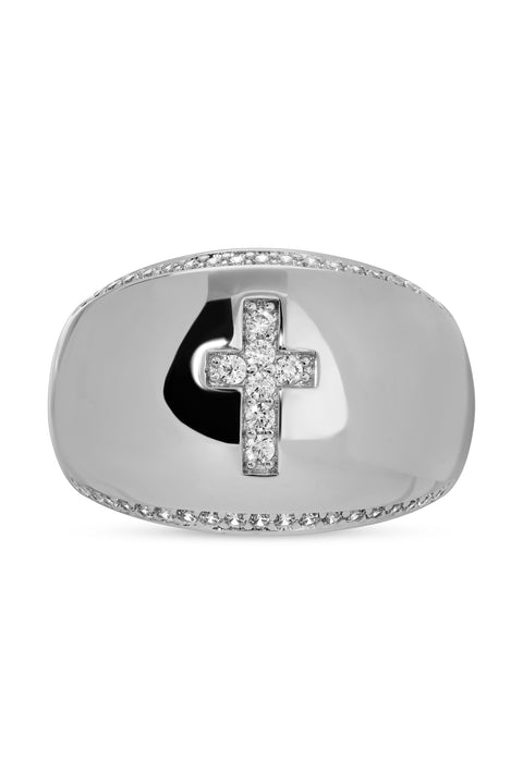 Ana Cross Dome Ring