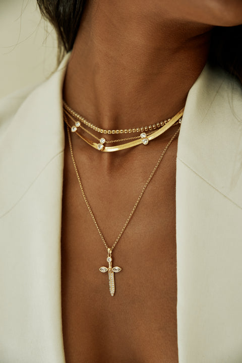 Flora Dagger Necklace