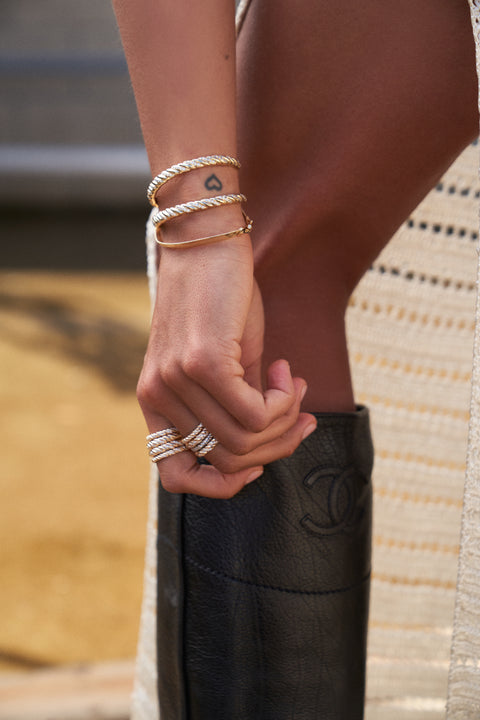 Large Gina Twist Ring