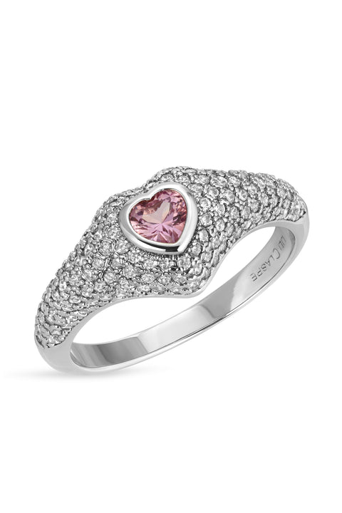 Pink ILY Ring