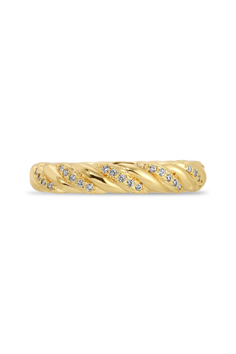 Large Gina Twist Ring