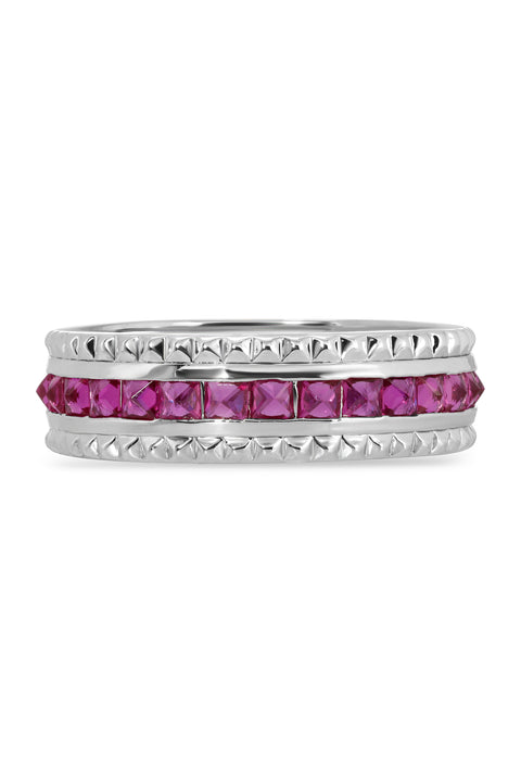 Petite Ruby Maddy Pyramid Ring