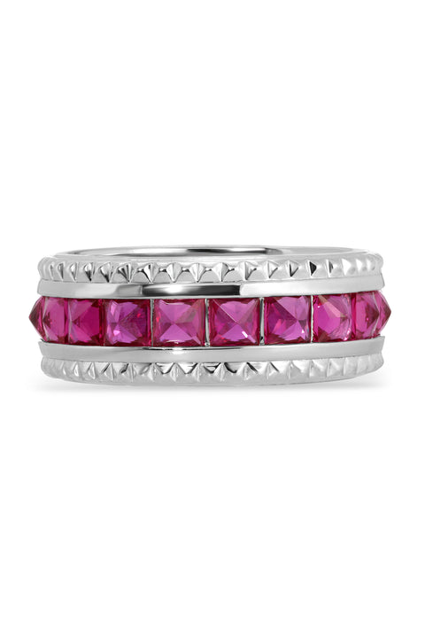 Ruby Maddy Pyramid Ring