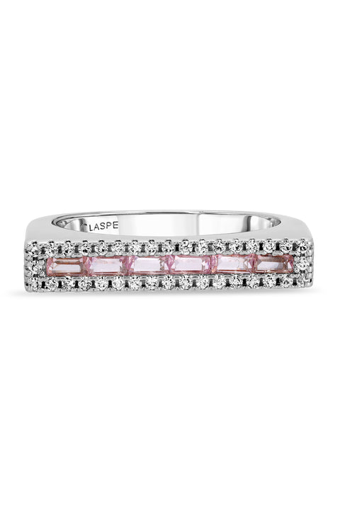 Pink Cass Bar Ring