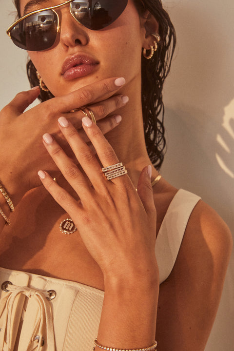 Ruby Cass Bar Ring