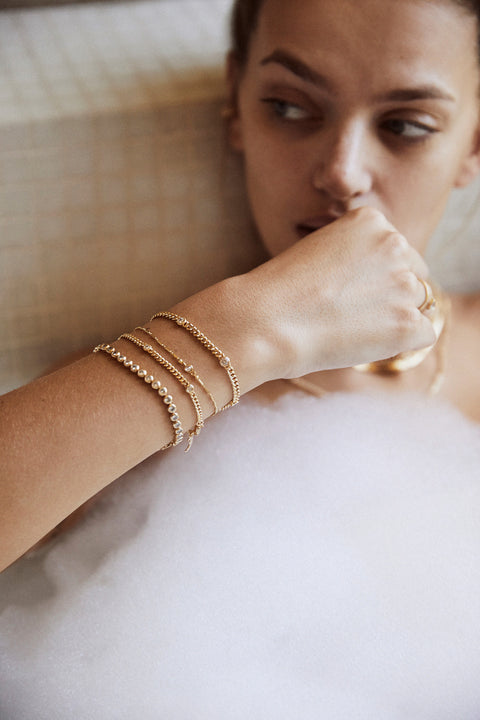 Small Daisy Link Bracelet