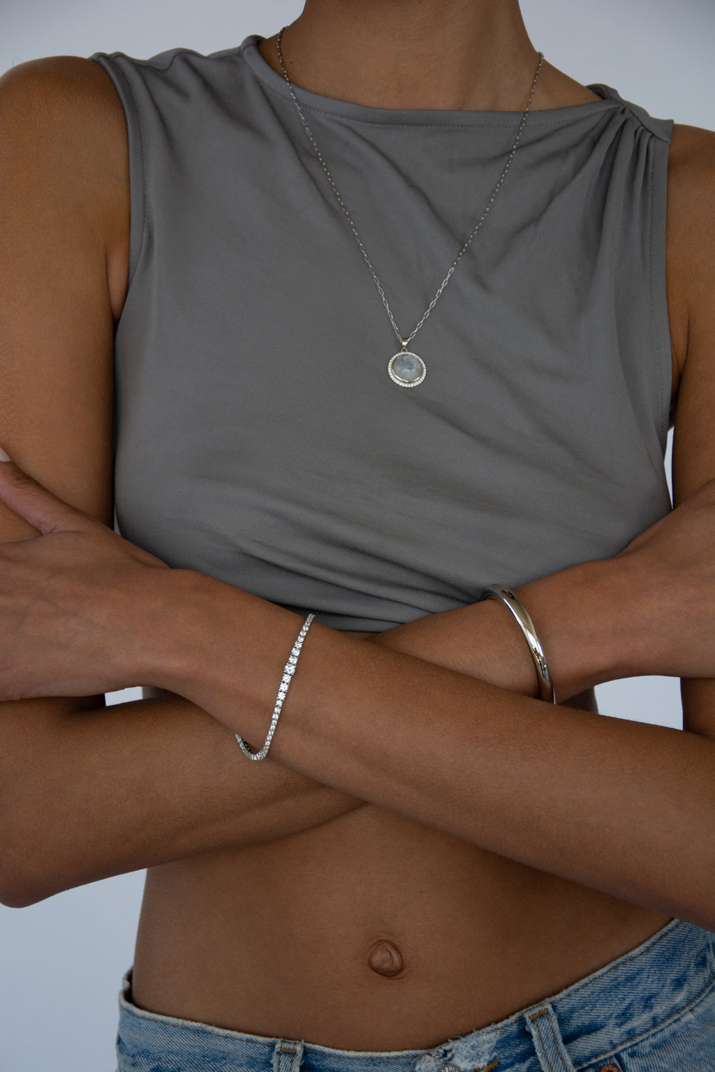 Multiway Tennis Necklace + Double Wrap Bracelet – Ring Concierge
