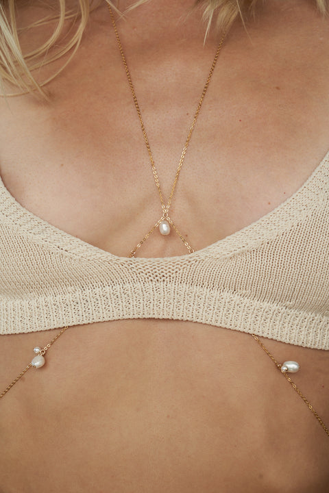 Finny Pearl Body Chain