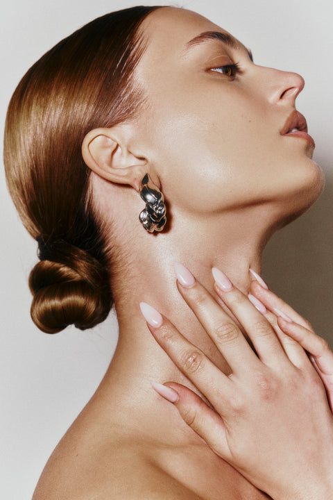Small Frida Braided Hoops