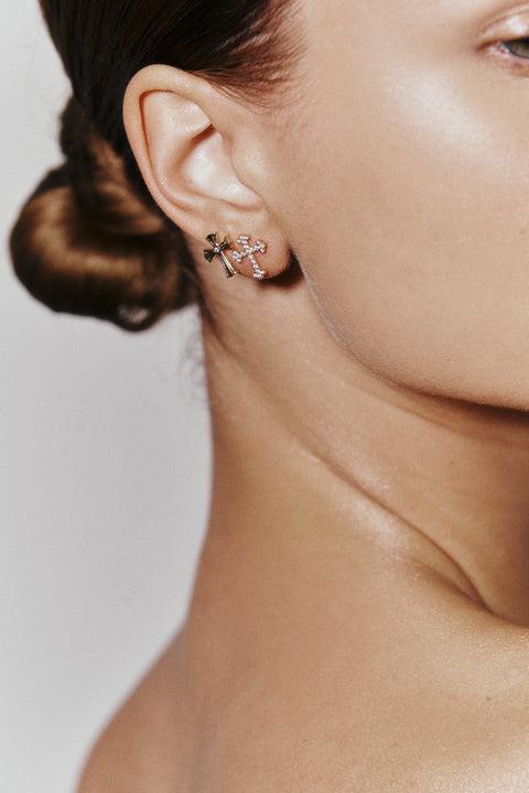 Small Gala Cross Studs