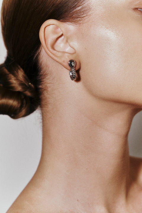 Pyrite Emmeline Hook Earrings