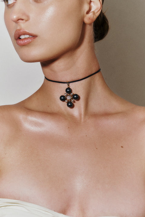 Black Pearl Theodora Pearl Charm