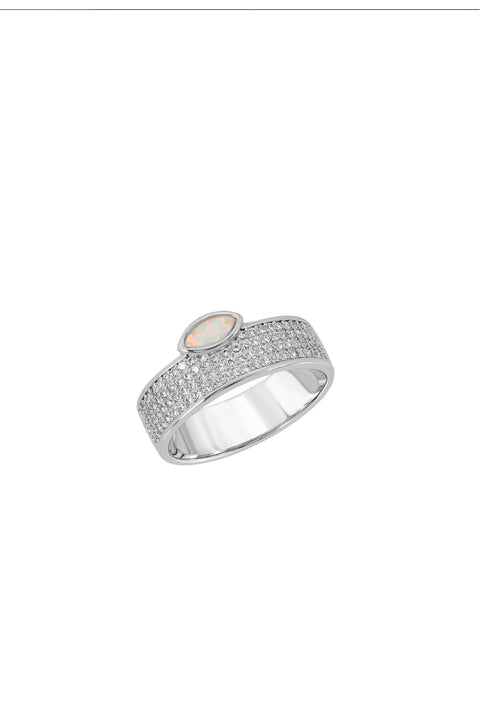 Finish - Silver | Style - Pave