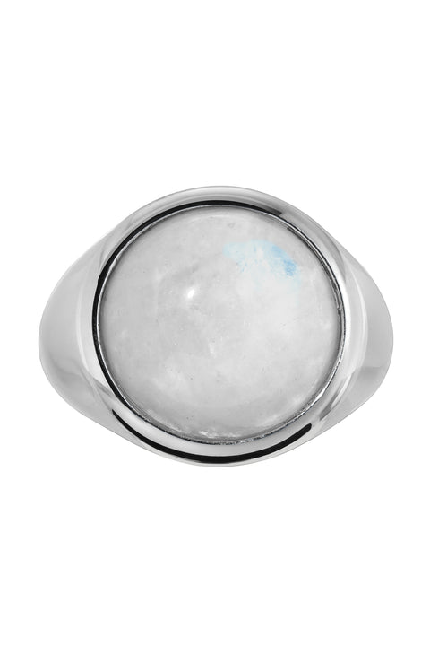Rainbow Moonstone Lockland Ring