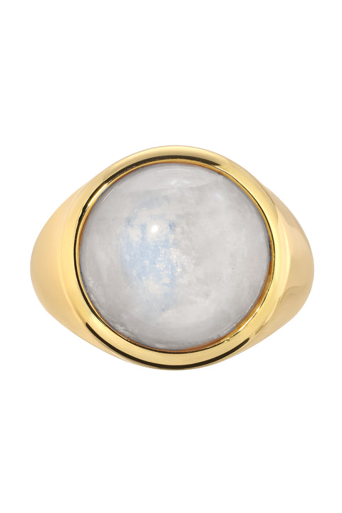 Rainbow Moonstone Lockland Ring