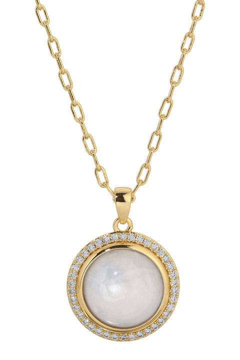 Rainbow Moonstone Lockland Pendant