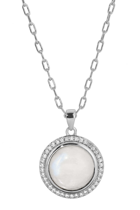 Rainbow Moonstone Lockland Pendant