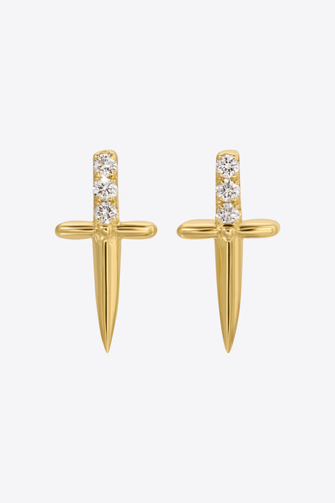 Diamond Dagger Studs