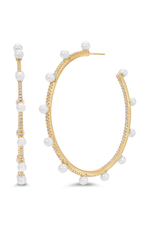 Small Pave Molly Hoops