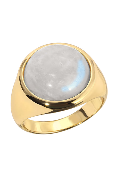 Rainbow Moonstone Lockland Ring