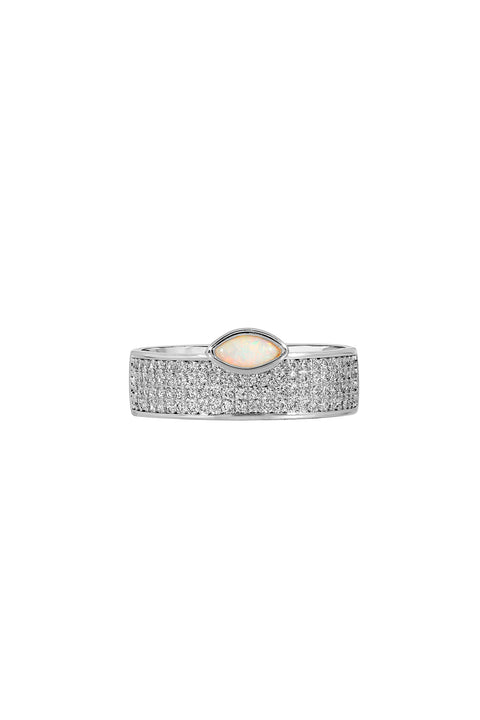Finish - Silver | Style - Pave